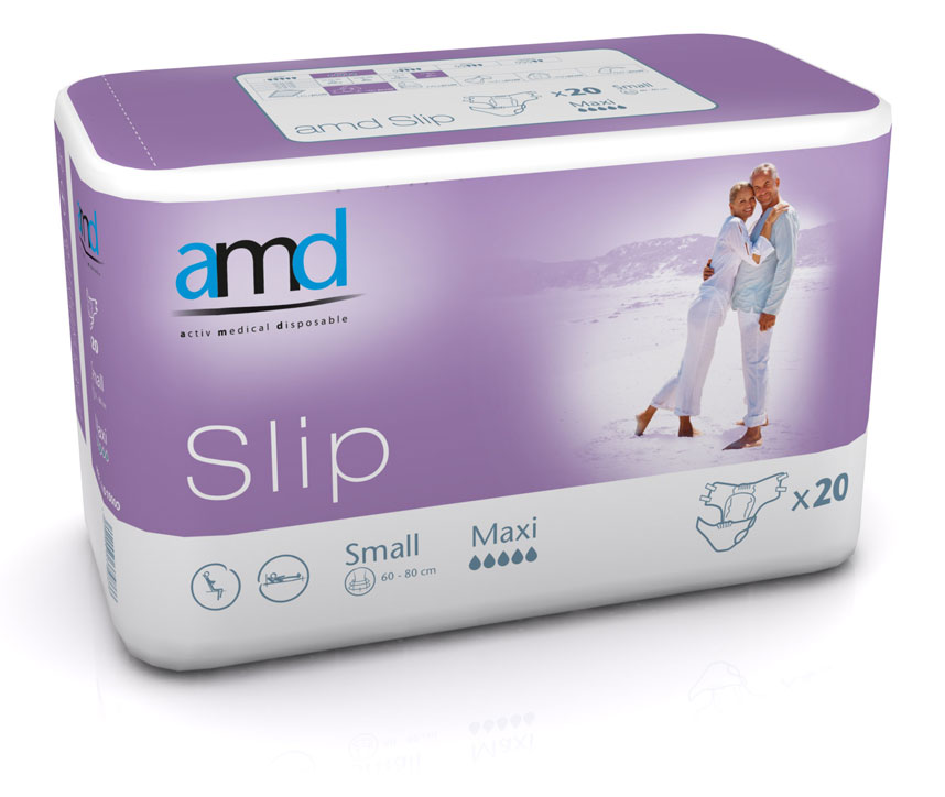 AMD SLIP - (MAXI) - Inkontinenzwindeln - Gr. Small (S) - 20 Stück