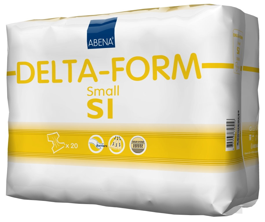 DELTA-Form Gr. Small S1, Standard Inkontinenzwindeln - 20 St. Packung