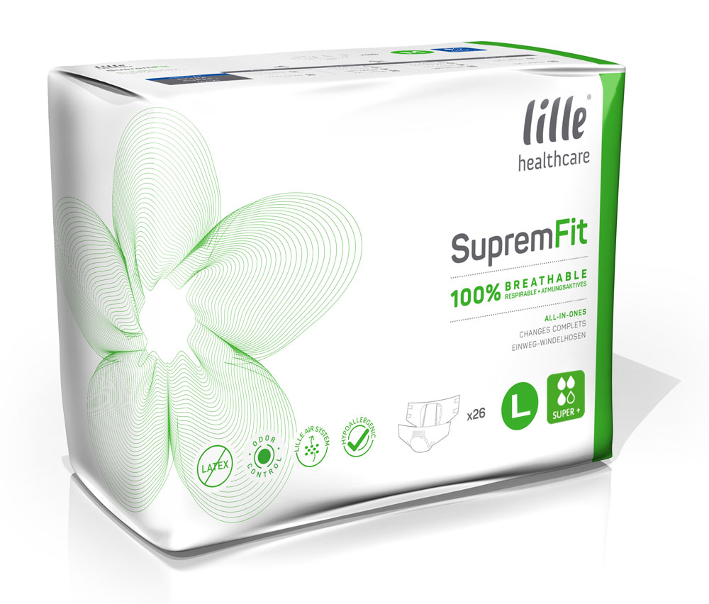LILLE Suprem Fit - SUPER - Inkontinenzwindeln - LARGE (L) - 88 Stück Karton