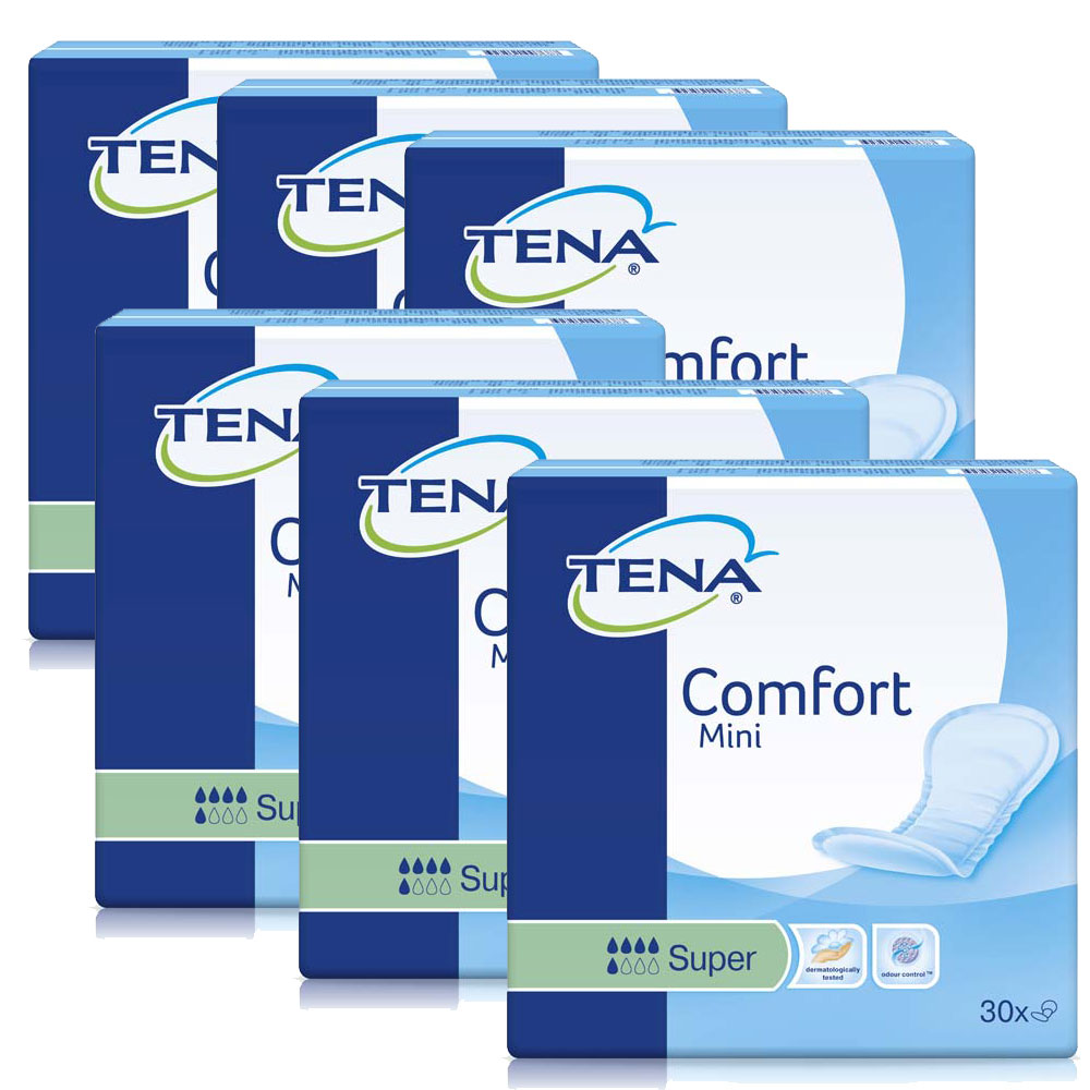 TENA Comfort Mini Super Einlagen - 6x30 Stück