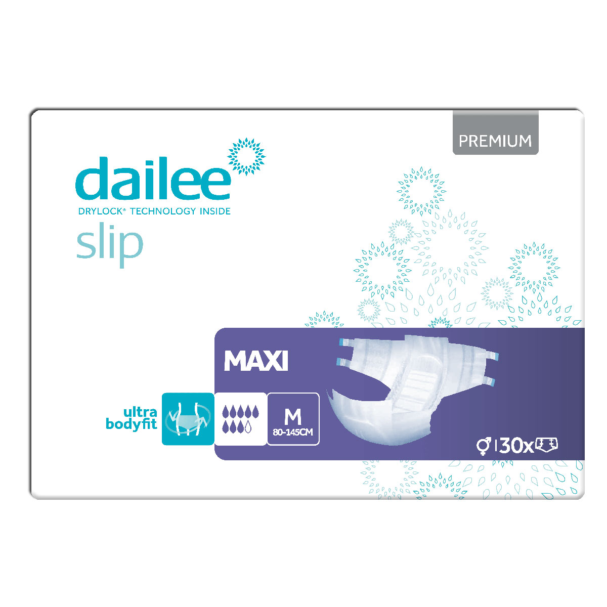 Dailee Slip Premium Maxi | Medium (M) | 30 Stück Packung
