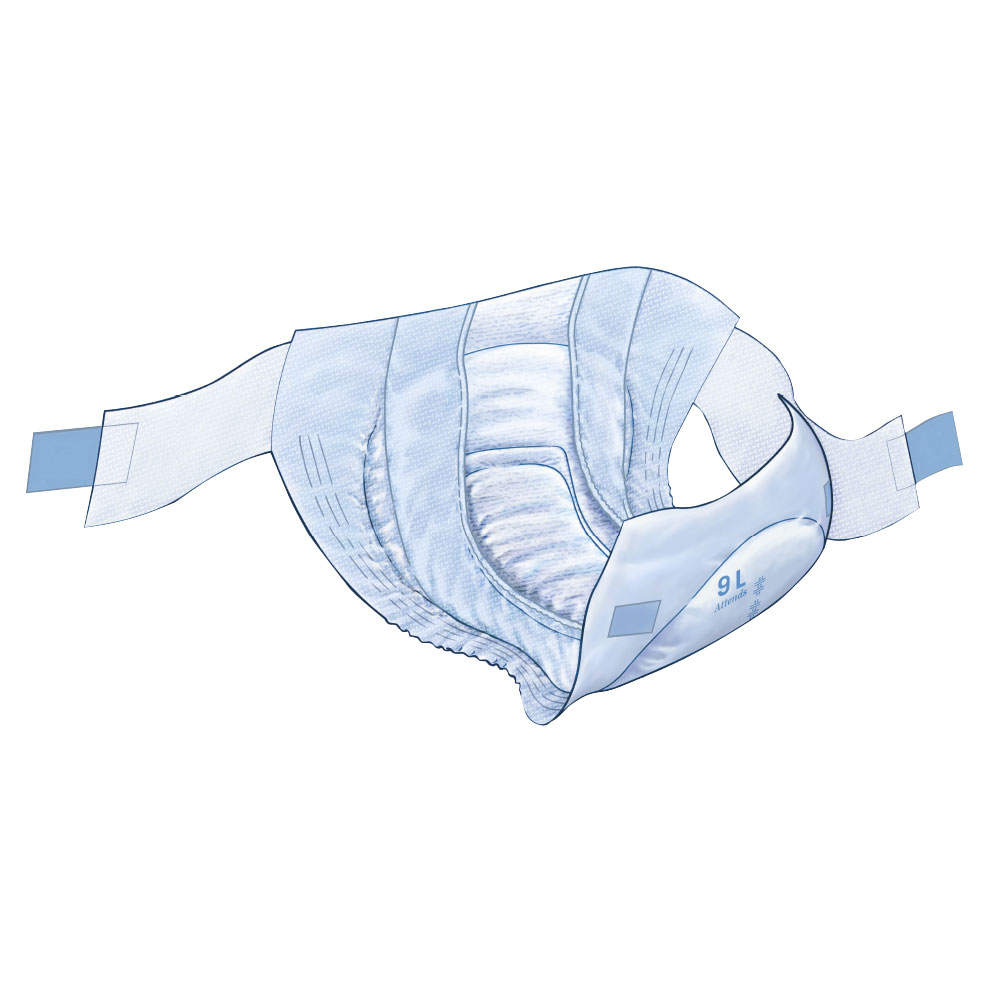 ATTENDS Slip Active 9 - Large (L) Inkontinenzwindeln 112 (4x28) Stück ATTENDS Slip Active 9 - Medium (M) Inkontinenzwindeln 112 (4x28) Stück