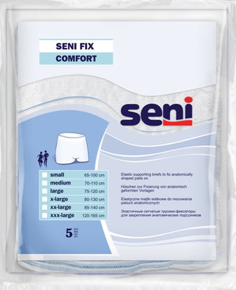 SENI FIX COMFORT Fixierhosen - 5 Stück Pack - 4XL-Large (XXXXL)