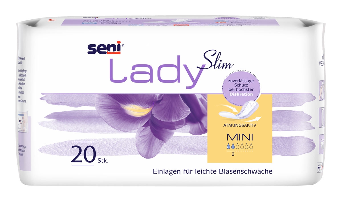 SENI Lady Slim MINI - 230ml Saugleistung - 20 Stück Pack