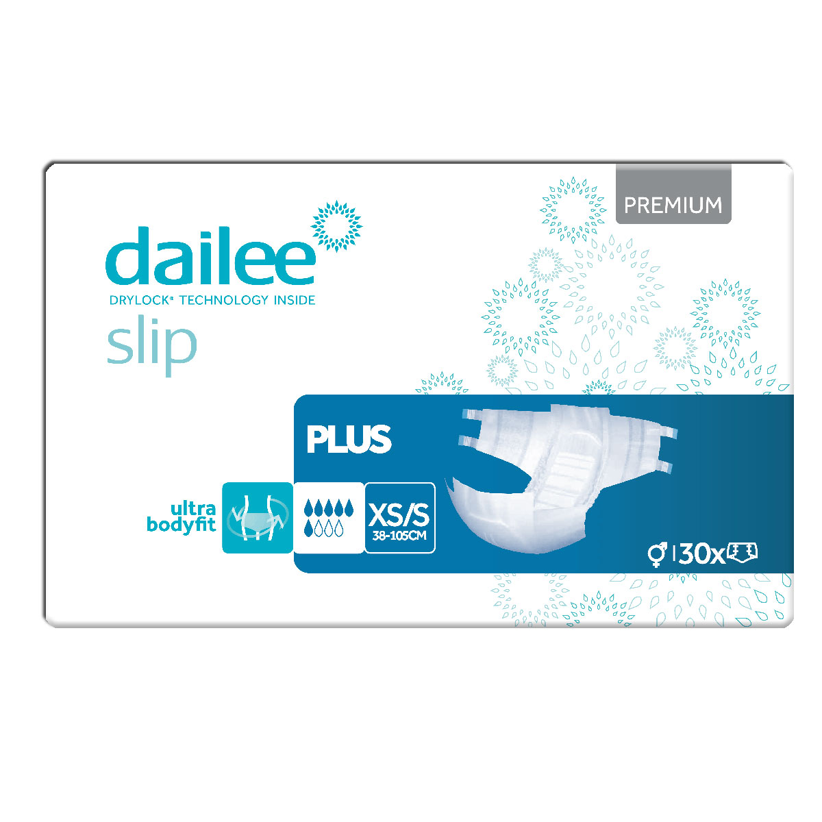 Dailee Slip Premium Plus | Small (XS/S) | 30 Stück Packung