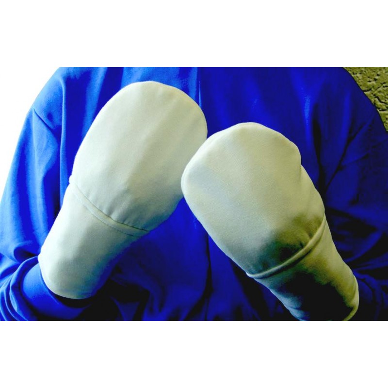 Cilly's 1 Paar Fäustlinge (Patienten-Schutzhandschuhe) Größe 2 - für große Männerhand