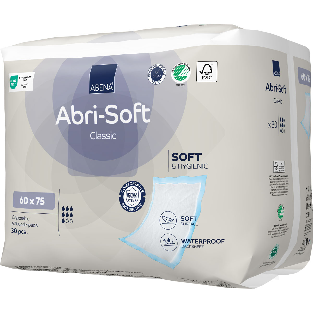 ABENA Abri-Soft CLASSIC Betteinlagen 60 x 75cm (30 Stück Packung)