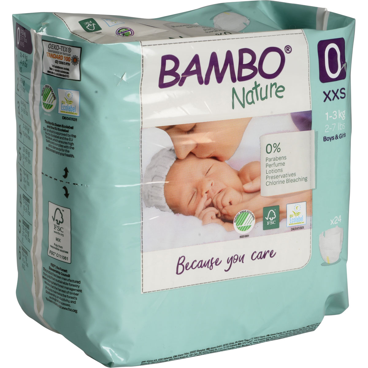 Bambo PREMATURE - Frühchen Windeln 1-3 Kg - 24 Stück Einzelpack