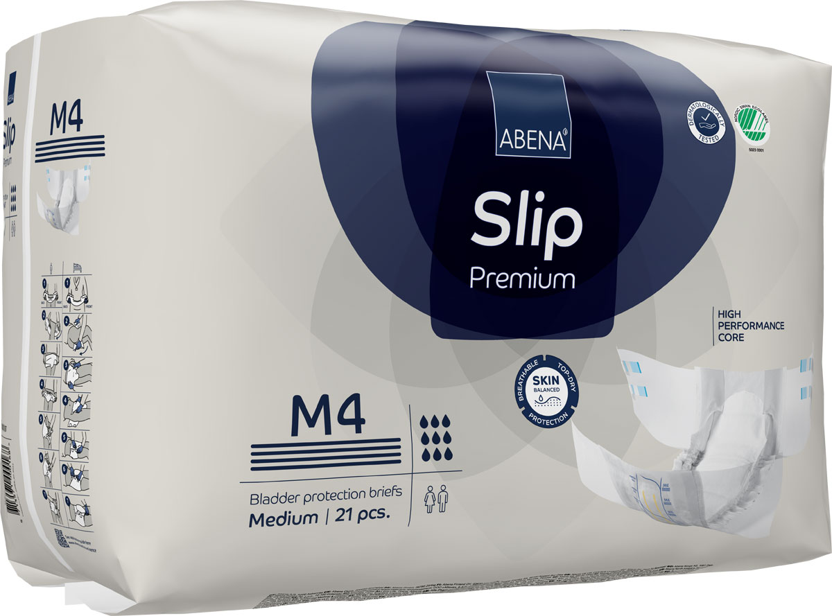 ABENA Slip Premium Gr. M4 - extra saugstarke Windeln  (4x21 Stück)