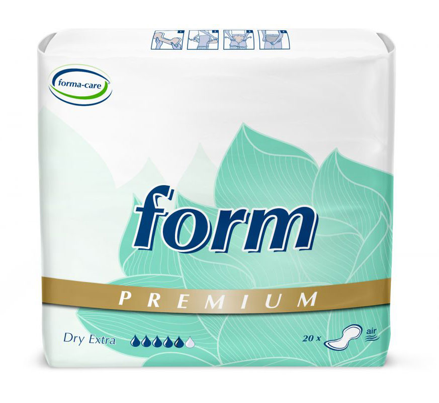 Forma-Care Form - PREMIUM Dry Extra - Inkontinenzvorlagen - 5x20 Stück