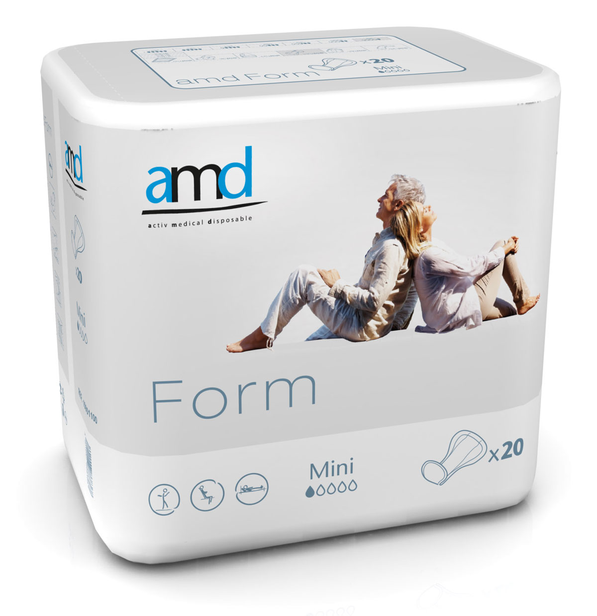 AMD Form - (MINI) anatomische Vorlagen - 20 Stück Packung