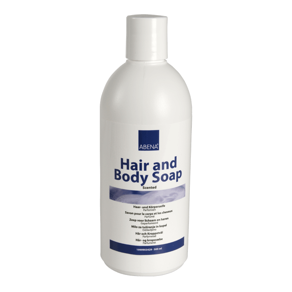 ABENA Haar & Körper Shampoo mit Gurkenfrische, 500ml Flasche