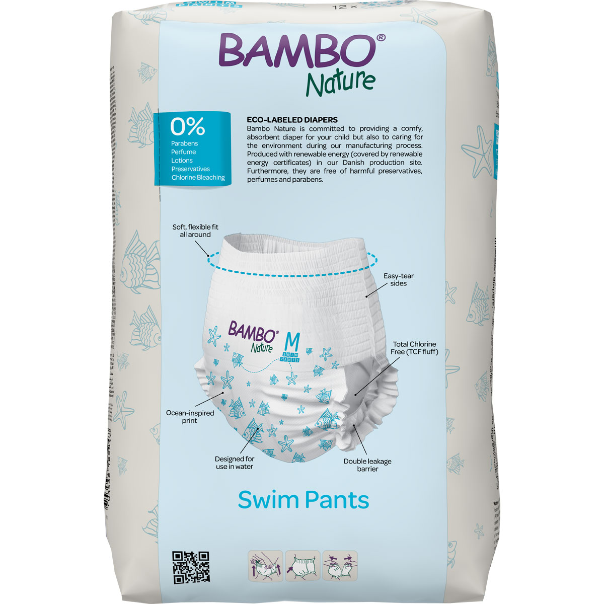 Bambo Nature Schwimmwindeln für Kinder Gr. M - 12 Stück Pack Bambo Nature Schwimmwindeln für Kinder Gr. M - 12 Stück Pack