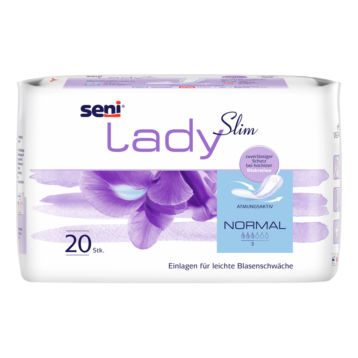 SENI Lady Slim NORMAL - 360ml Saugleistung - 20 Stück Pack