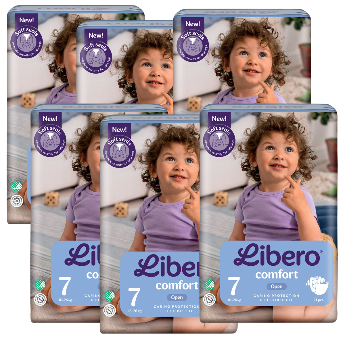 Libero Comfort Fit Gr. 7 XL 16-26Kg (6x20 Stück)