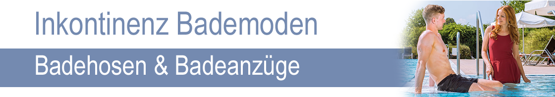 Badeanzüge & Badehosen für Personen mit Inkontinenz Inkontinenz Badebekleidung