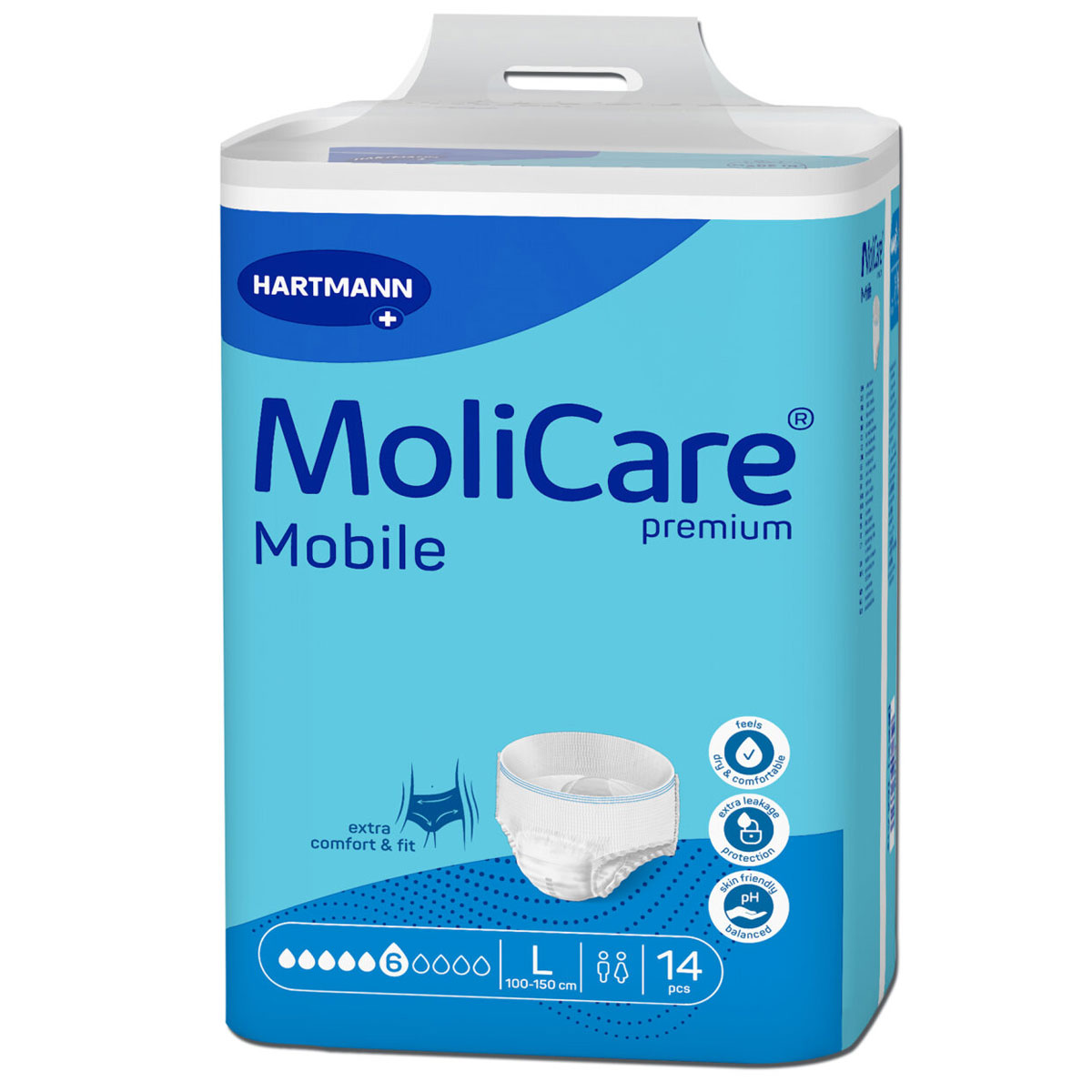 HARTMANN MoliCare® Premium Mobile 6Tr. - Ink.Hose - L - 4x14 Stück HARTMANN MoliCare® Premium Mobile 6Tr. - Ink.Hose - L - 4x14 Stück