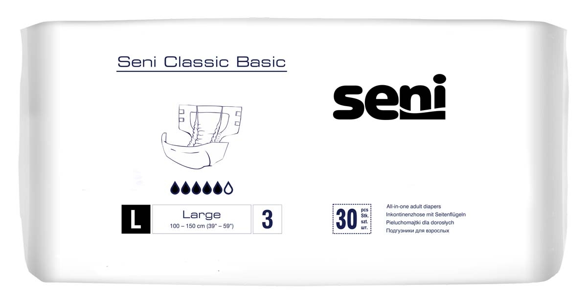 Seni CLASSIC Basic Large 30 Stück Einzelpack