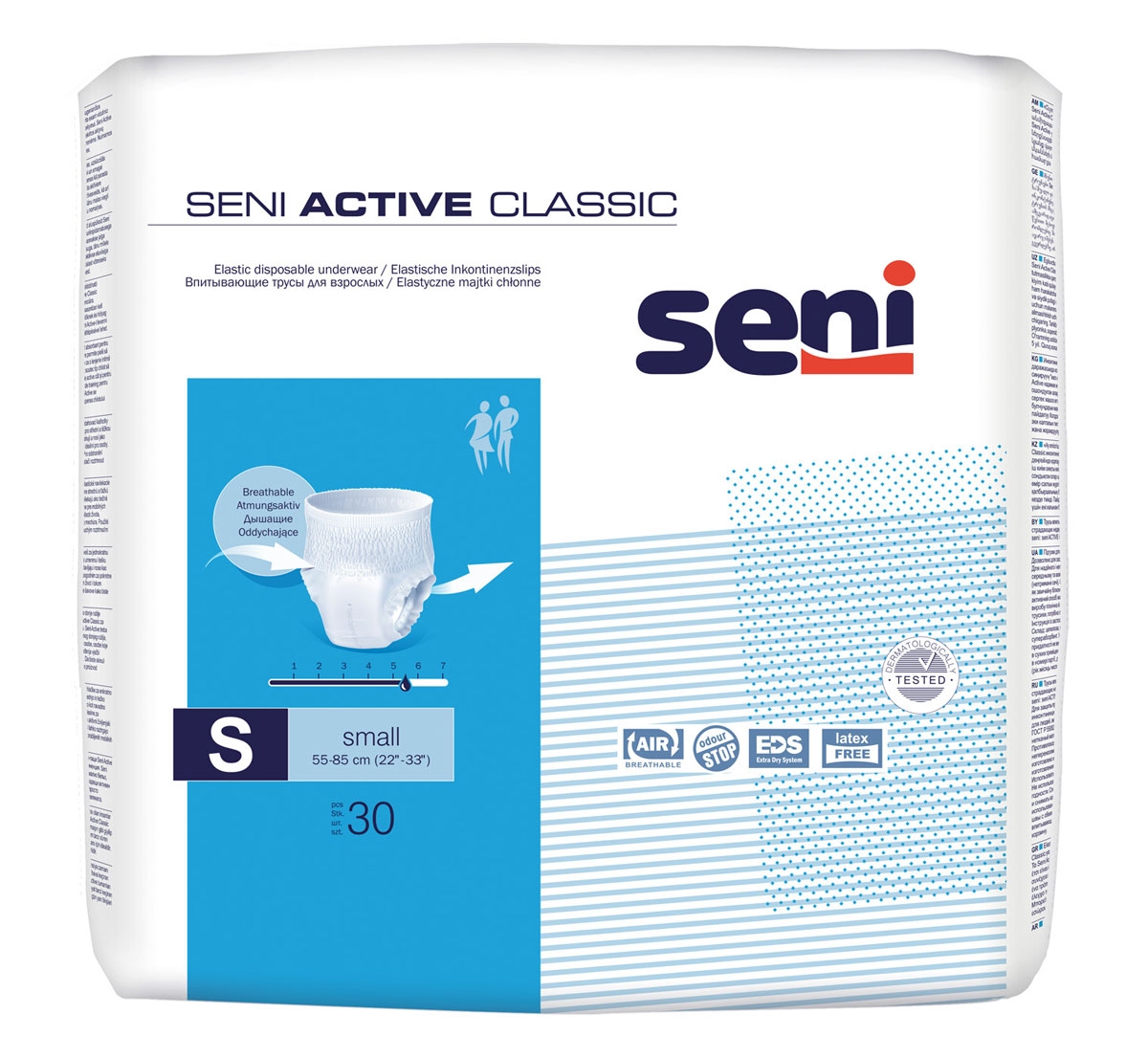 SENI Active CLASSIC Inkontinenzslip Gr. SMALL 30 Stück Pack