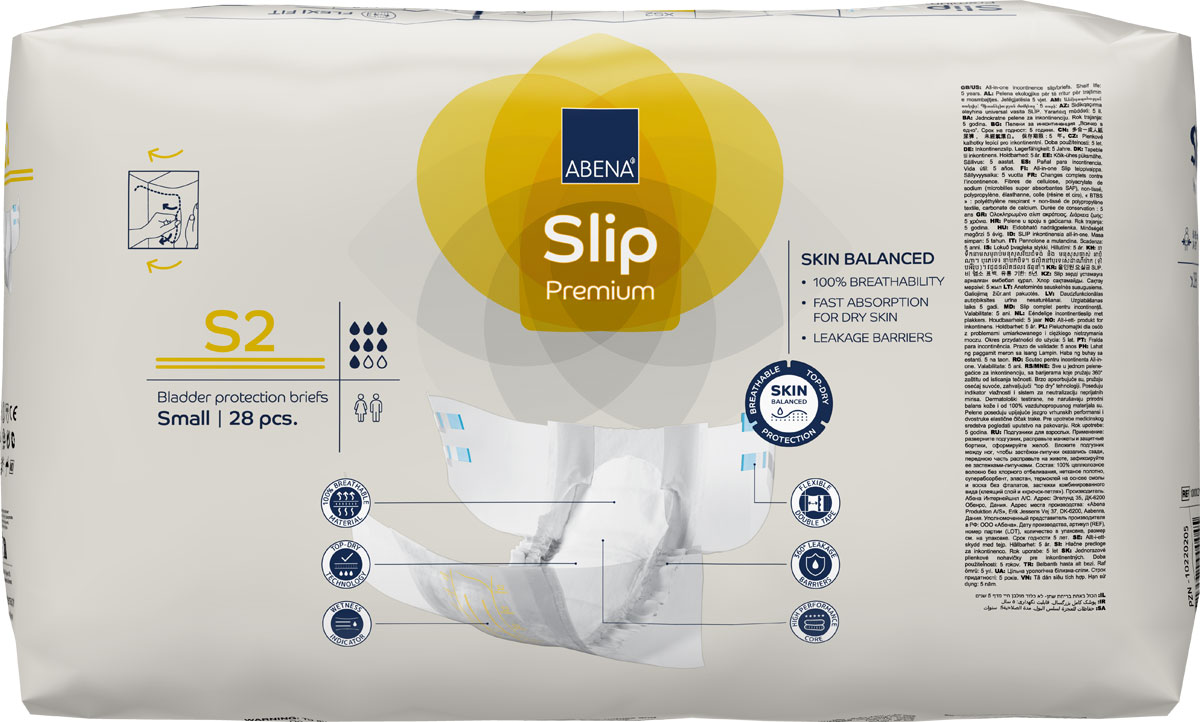 ABENA Slip Premium Gr. S2 - Inkontinenzwindeln  (28 St. Einzelpack)