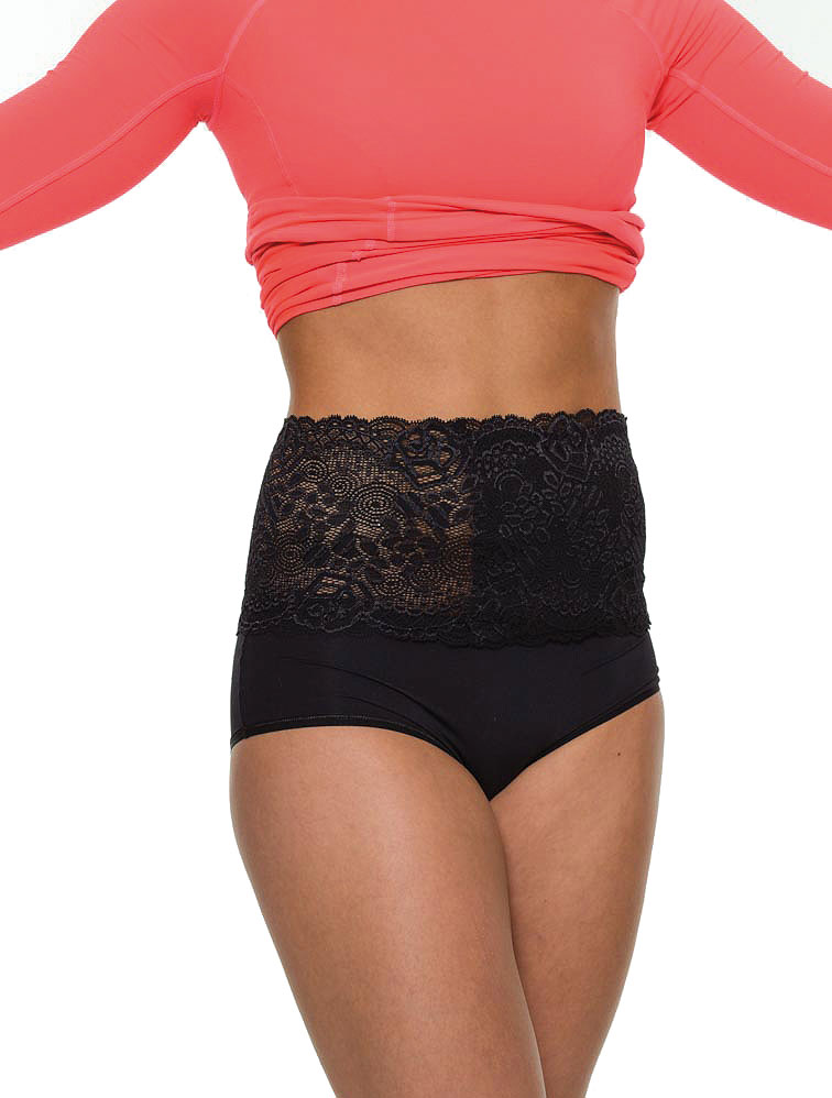 Suprima Stomagürtel mit Spitze für Damen (Tasche in Hautfarbe) 7801