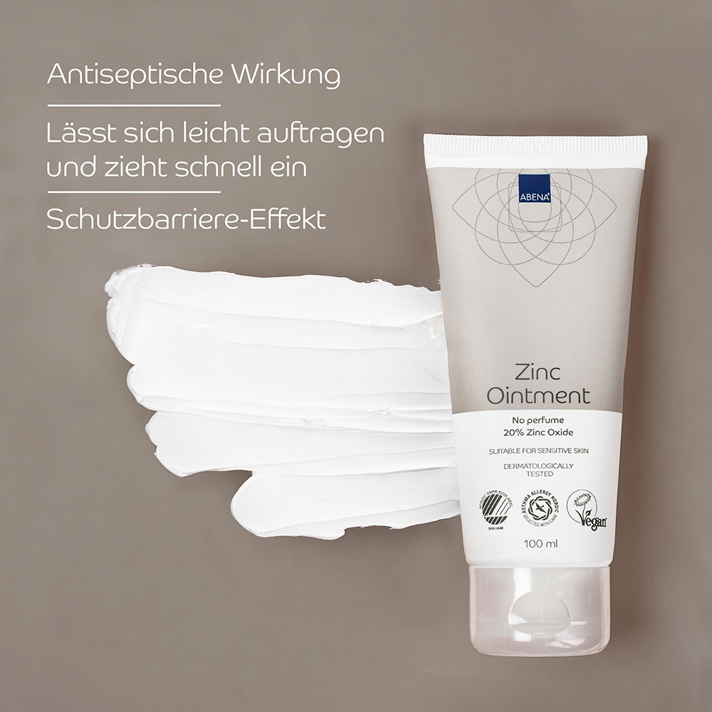 ABENA Skincare - Ointment (Zinksalbe) mit 20% Zinkoxid - 100ml Tube