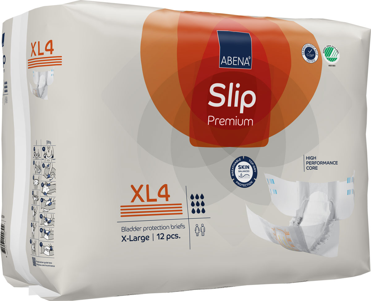 ABENA Slip Premium Gr. XL4 - extra saugstarke Windeln  (4x12 Stück)
