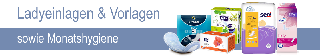 Urinvorlagen für Frauen Ladyvorlagen & Monatshygiene