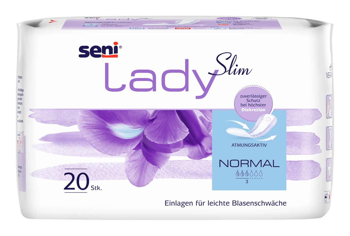 SENI Lady Slim NORMAL - 360ml Saugleistung - 20 Stück Pack