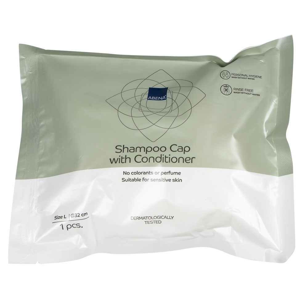 ABENA Shampoo-Haube für die Trockenwäsche, mit Spülung - 1 Stück