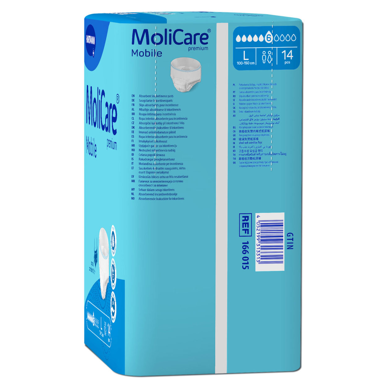 HARTMANN MoliCare® Premium Mobile 6Tr. - Ink.Hose - L - 4x14 Stück HARTMANN MoliCare® Premium Mobile 6Tr. - Ink.Hose - L - 4x14 Stück