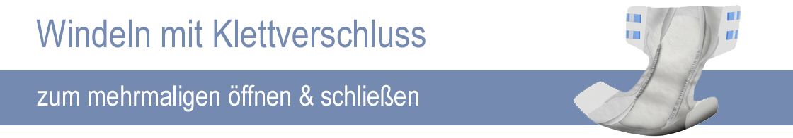Windeln für Erwachsene Windeln mit Klebe- oder Klettverschluss