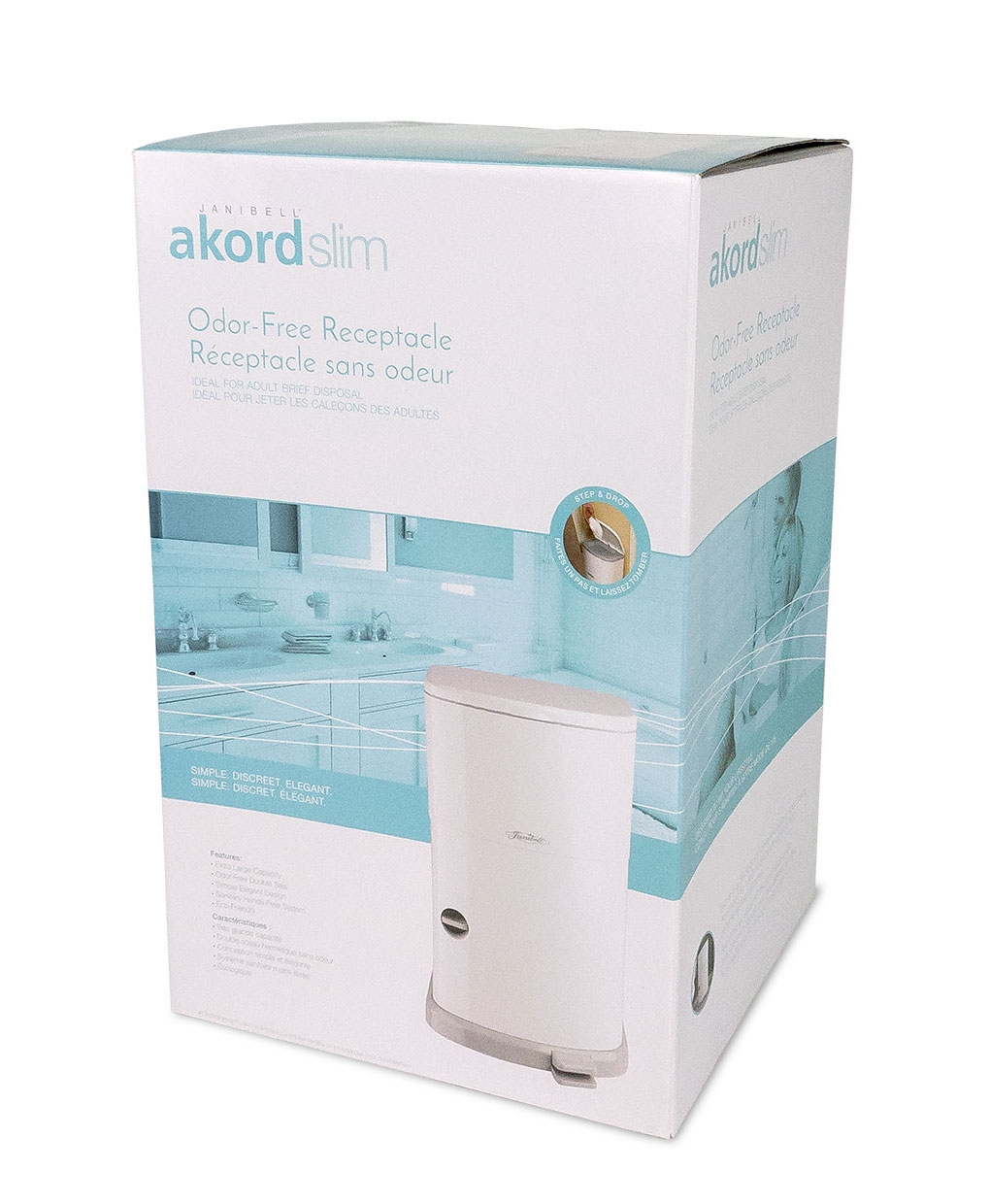 Janibell® Akord Slim - Windeleimer 26,5L 