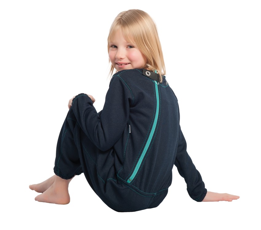 Suprima 4744 Kinder Overall - Rückenreißverschluss