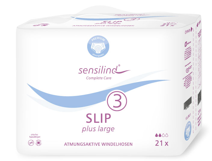 Sensilind SLIP - PLUS Large (L) - Inkontinenzwindeln - 4x21 Stück 