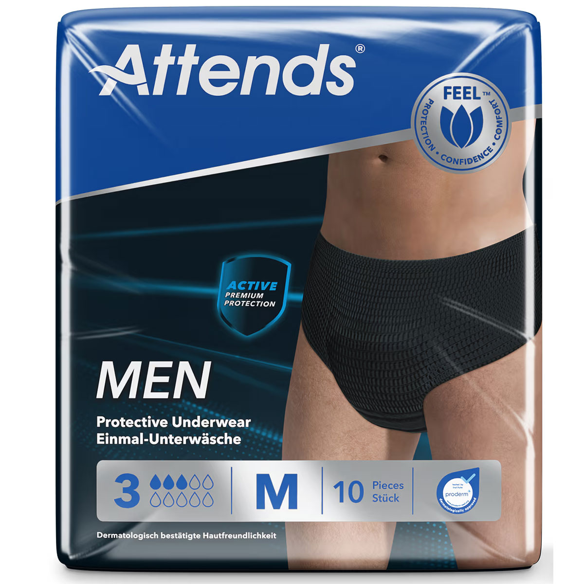 Attends Men Protective Underwear 3 - Pants für Männer - Medium (M)