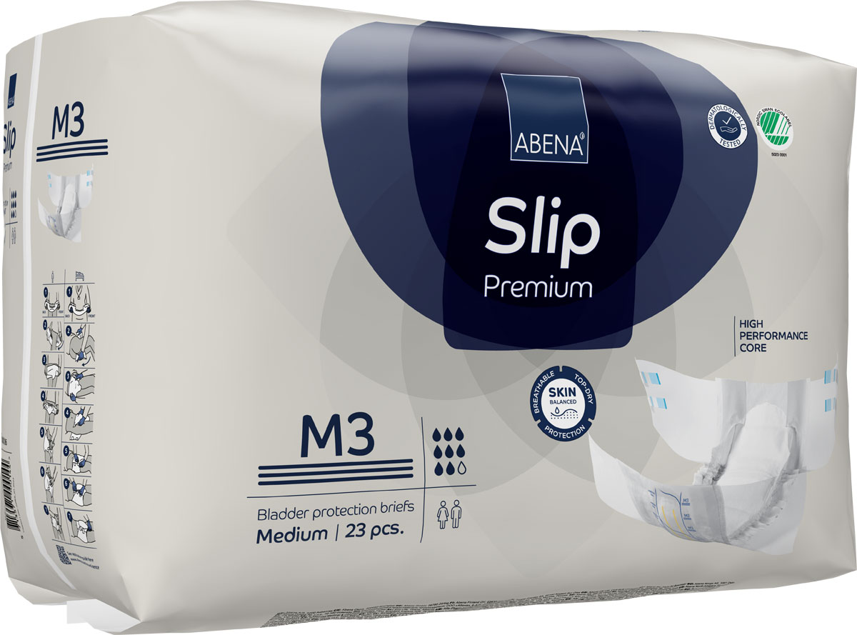 ABENA Slip Premium Gr. M3 - Inkontinenzwindeln  (4x23 Stück)