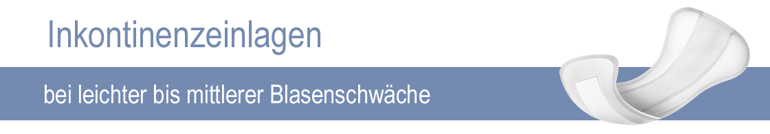 Inkontinenzeinlagen für Männer oder Frauen Inkontinenzeinlagen für Männer oder Frauen