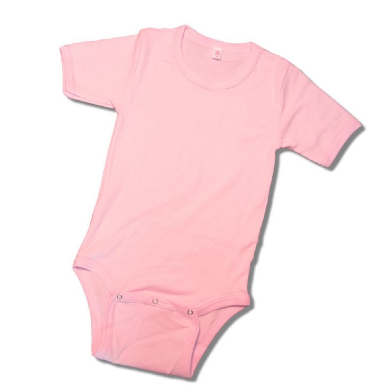 Kinderbody Kurzarm - rosa
