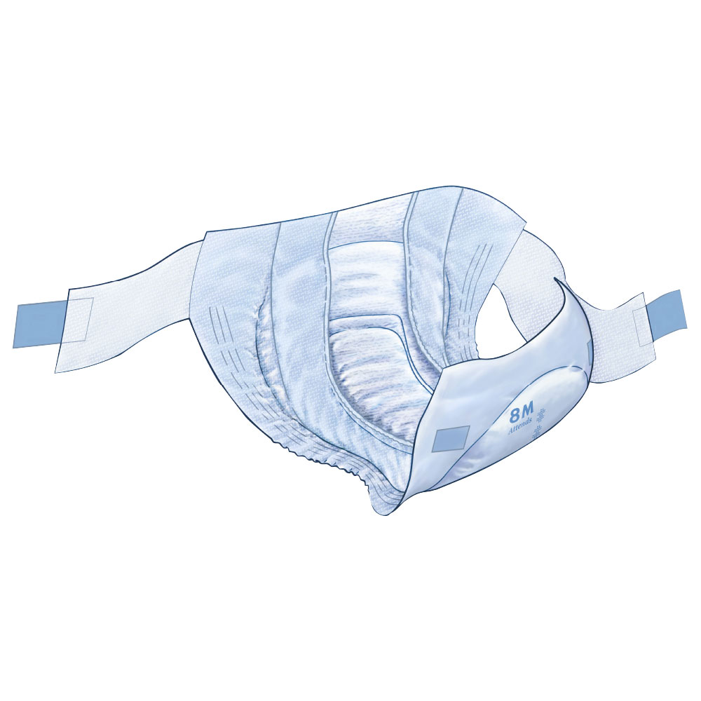 ATTENDS Slip Active 8 - Medium (M) Inkontinenzwindeln 112 (4x28) Stück ATTENDS Slip Active 8 - Medium (M) Inkontinenzwindeln 112 (4x28) Stück