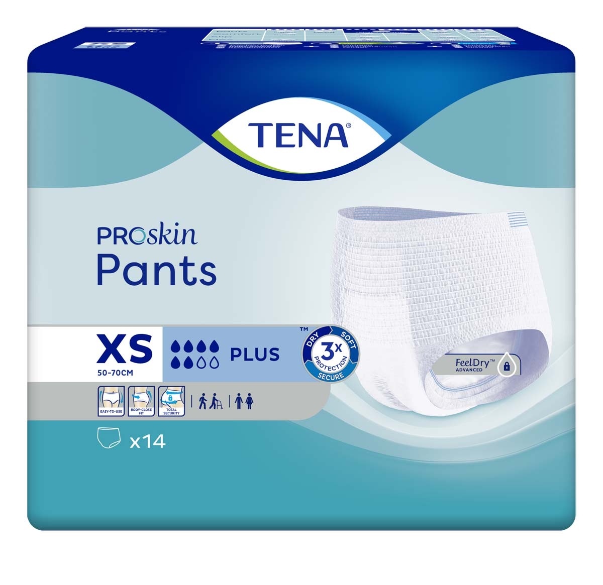 TENA Pants PLUS Extra Small (XS) - 4x14 Stück