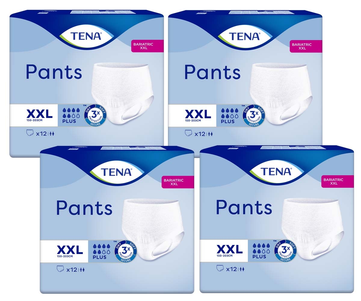 TENA Pants PLUS Bariatric (XXL) - 4x12 (48 Stück) 
