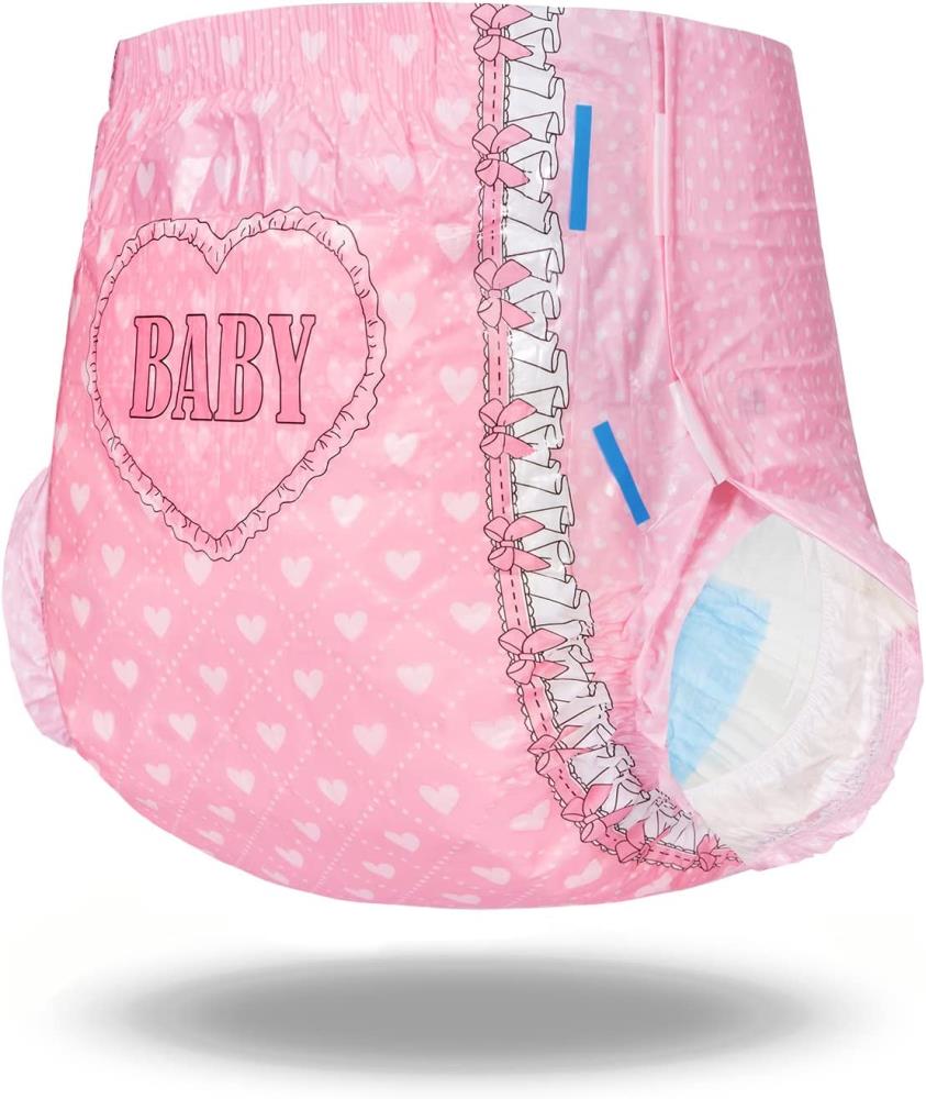 Little for Big - Blushing Baby - rosa Windeln für Erwachsene | Large (L)
