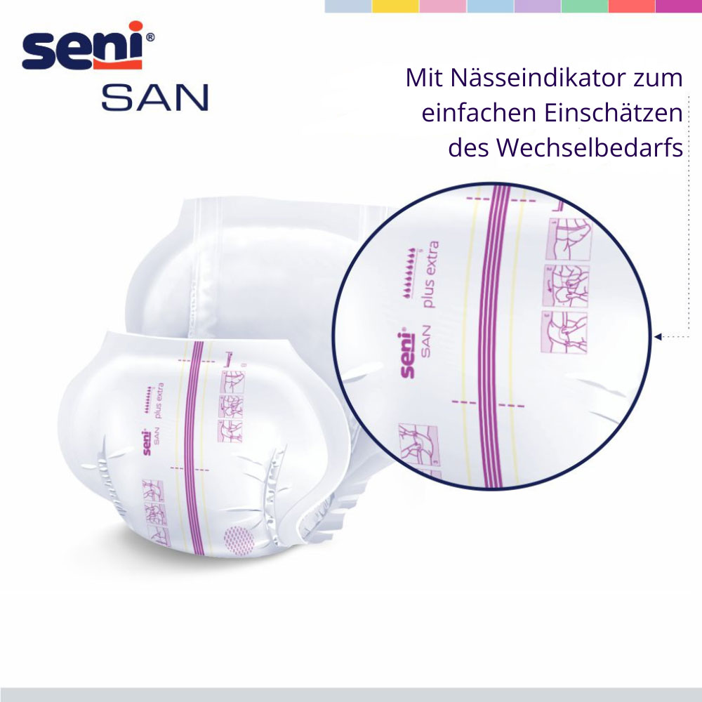 Seni SAN PLUS EXTRA - anatomische Vorlagen - 90 (3x30) Stück