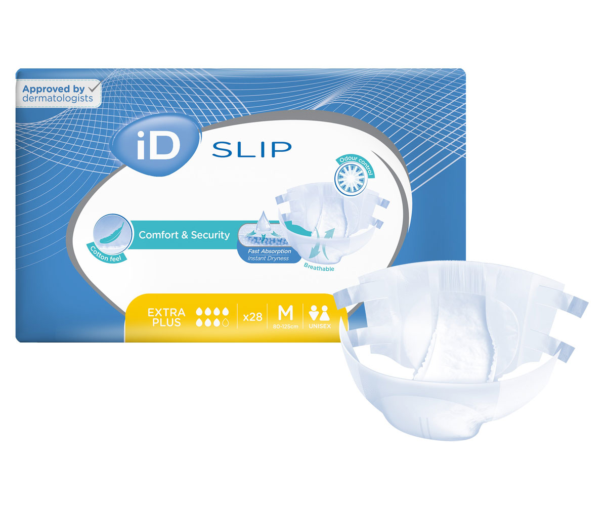 iD Slip EXTRA PLUS - Inkontinenzwindeln - Gr. Medium (M) - 28 St. Packung