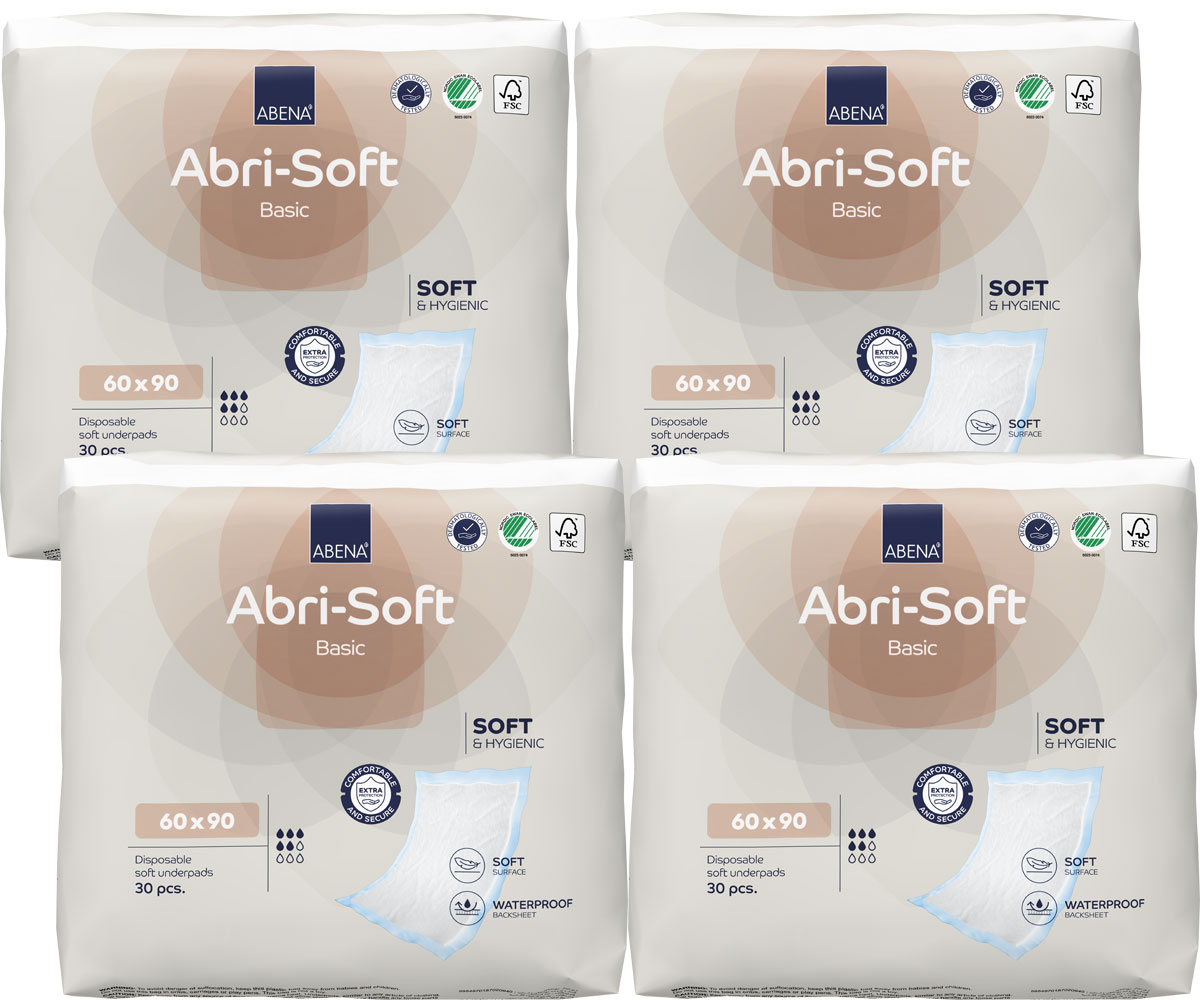 ABENA Abri-Soft BASIC Inkontinenzunterlagen 60 x 90cm (120) Stück