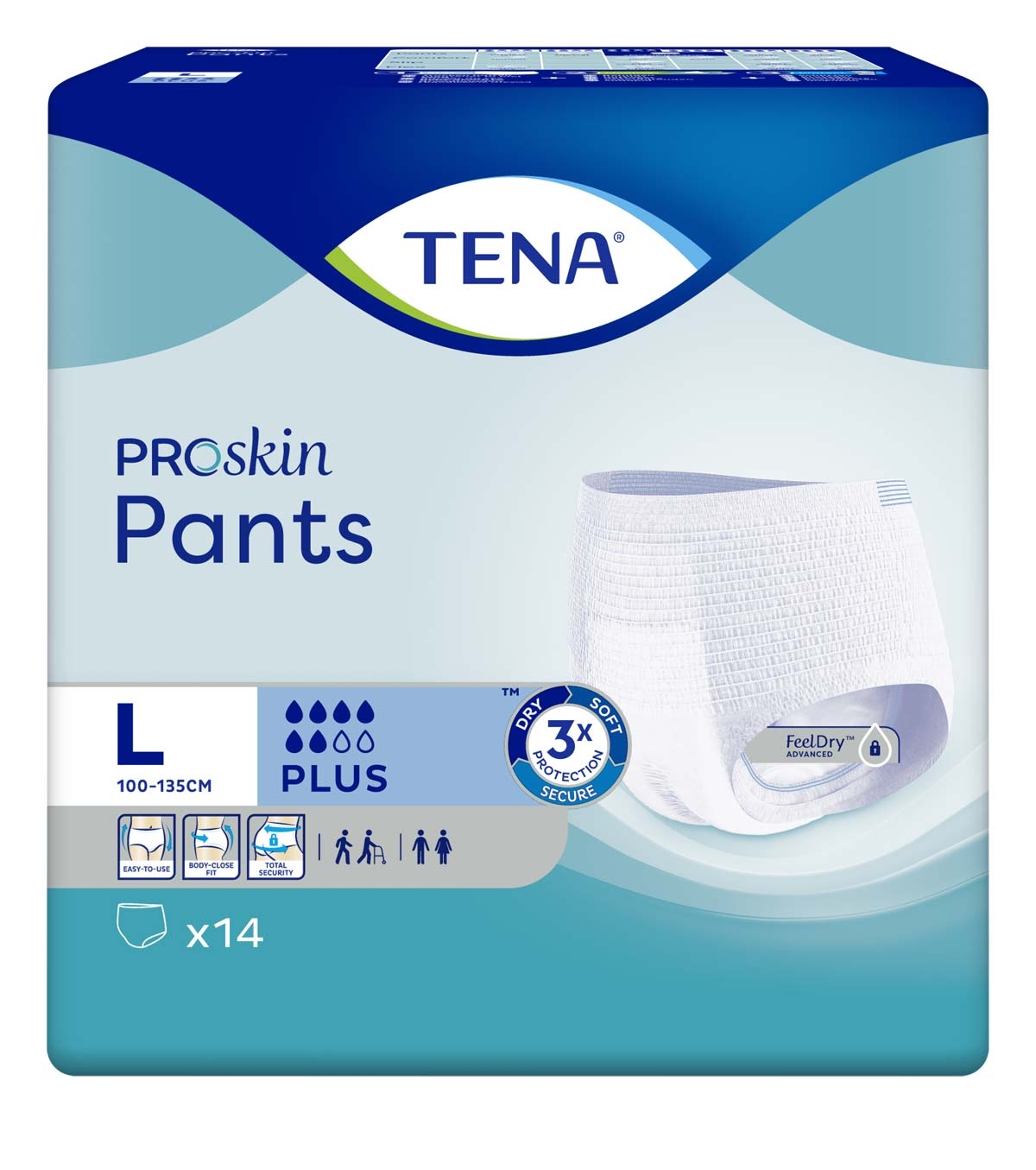 TENA Pants PLUS Large (L) - 14 Stück Einzelpack     