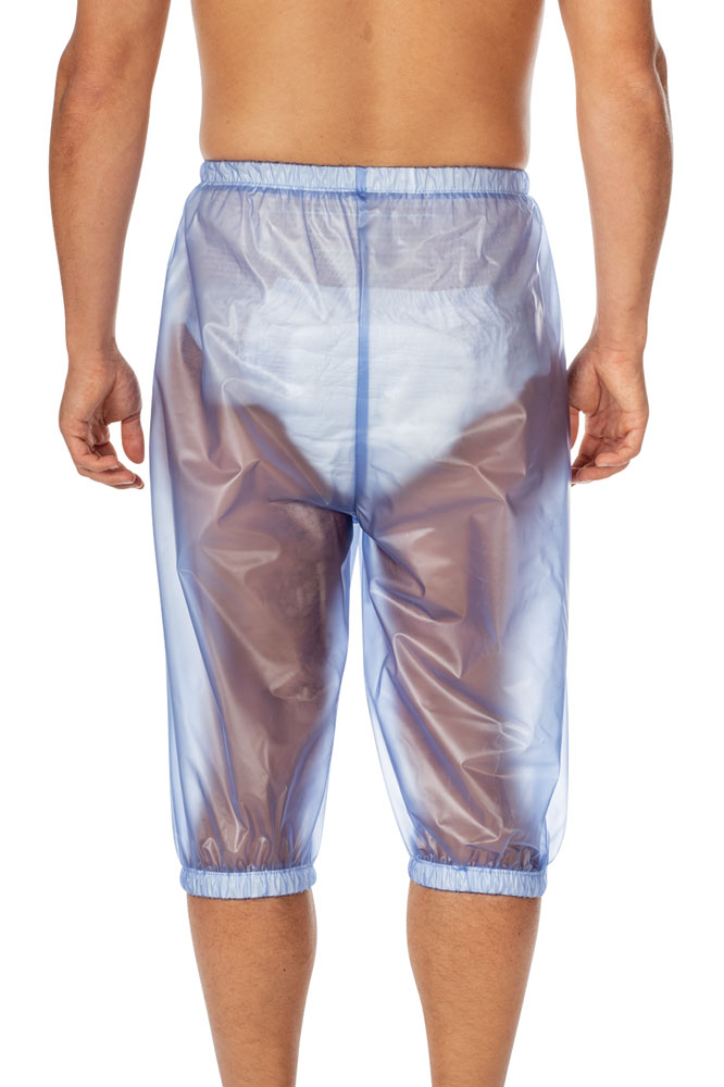 Suprima knielange PVC-Hose bei mittlerer bis schwerer Inkontinenz - No. 9603 L blau transparent