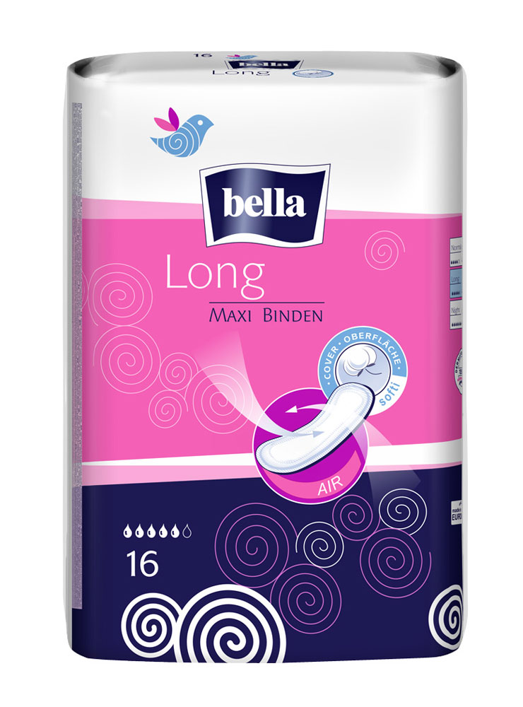 Bella Maxi - klassische Damenbinden - LONG - 16 St. Pack