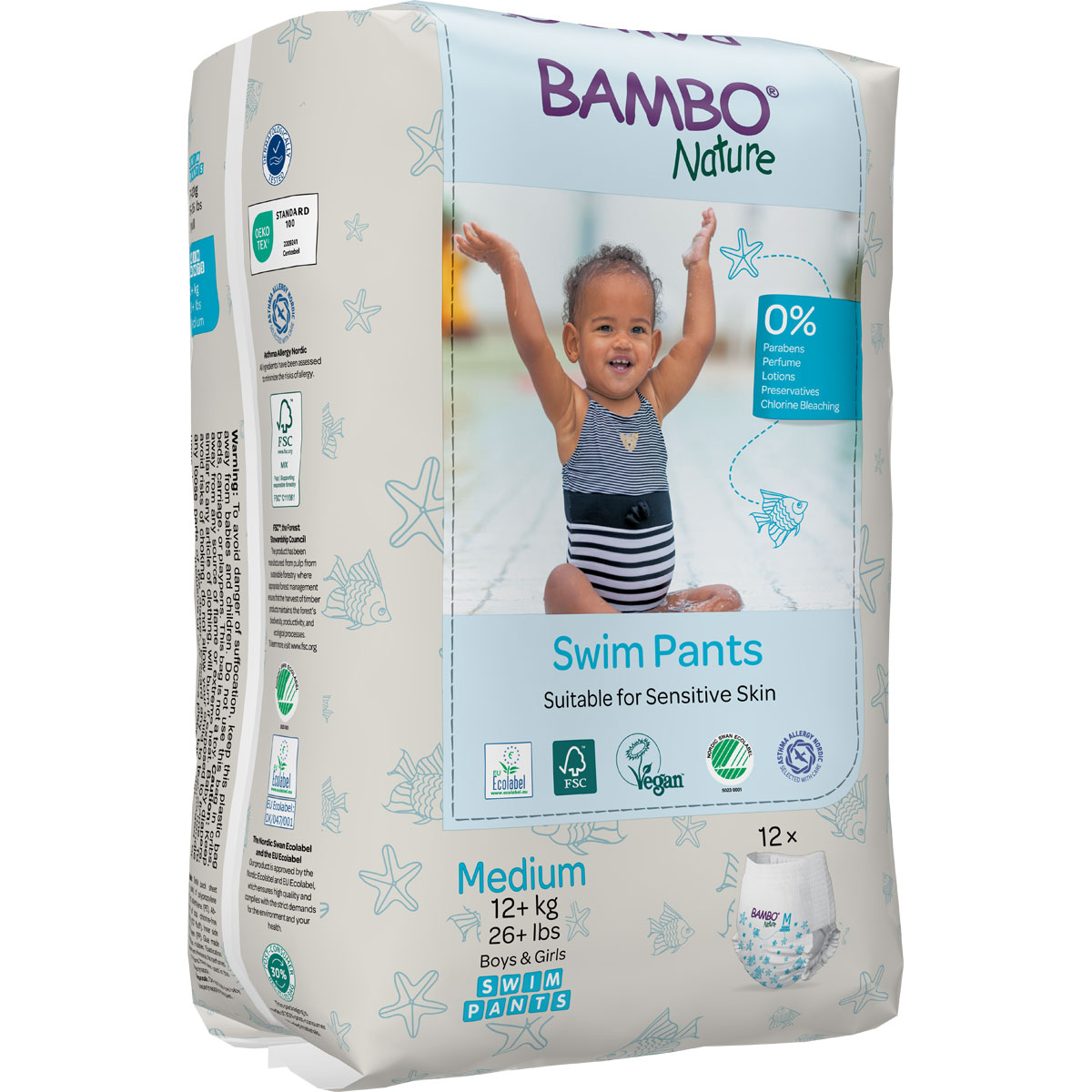 Bambo Nature Schwimmwindeln für Kinder Gr. M - 12 Stück Pack Bambo Nature Schwimmwindeln für Kinder Gr. M - 12 Stück Pack